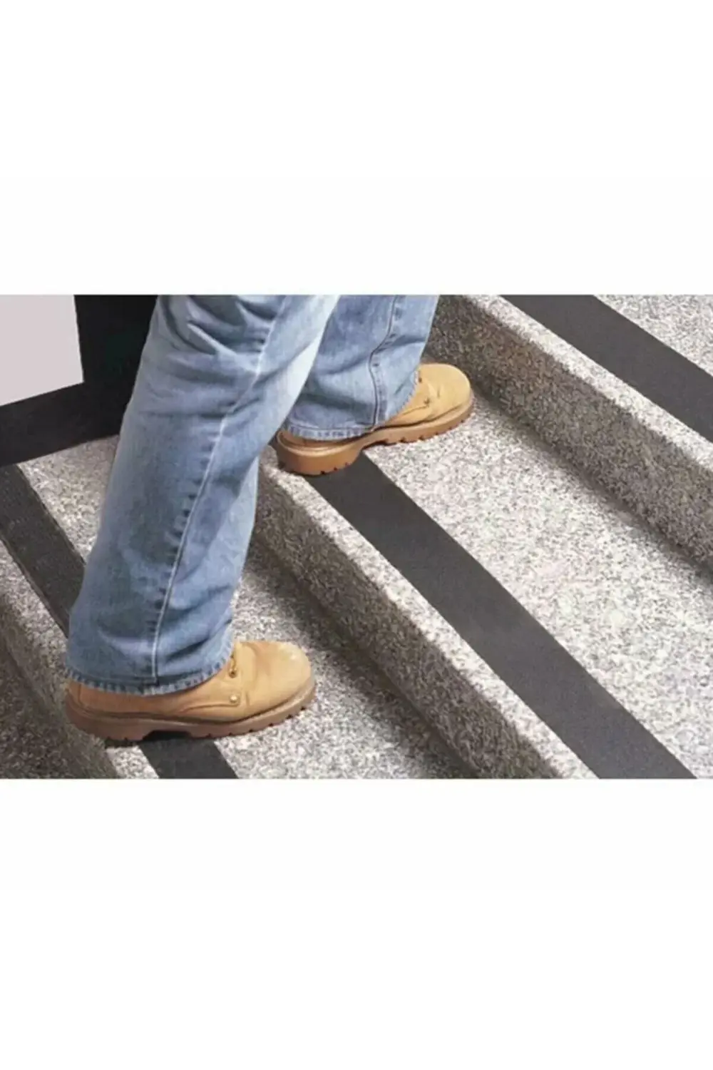 Merdiven Zemin Kaydırmaz Güçlü Bant Yapışkanlı Kaymaz Bant Siyah