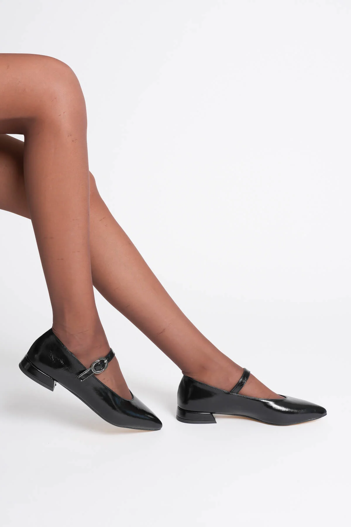 Meredith Kadın Siyah Günlük Kısa Topuklu Ayakkabı