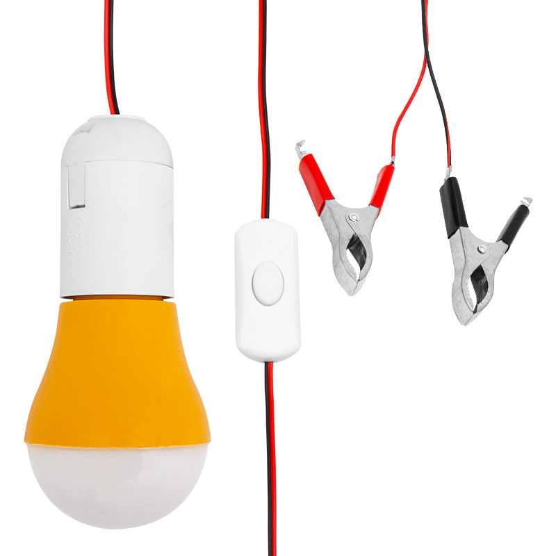 MERLED 12V LED AMPUL AKÜ MAŞALI ANAHTARLI (11050=33698) (4741)