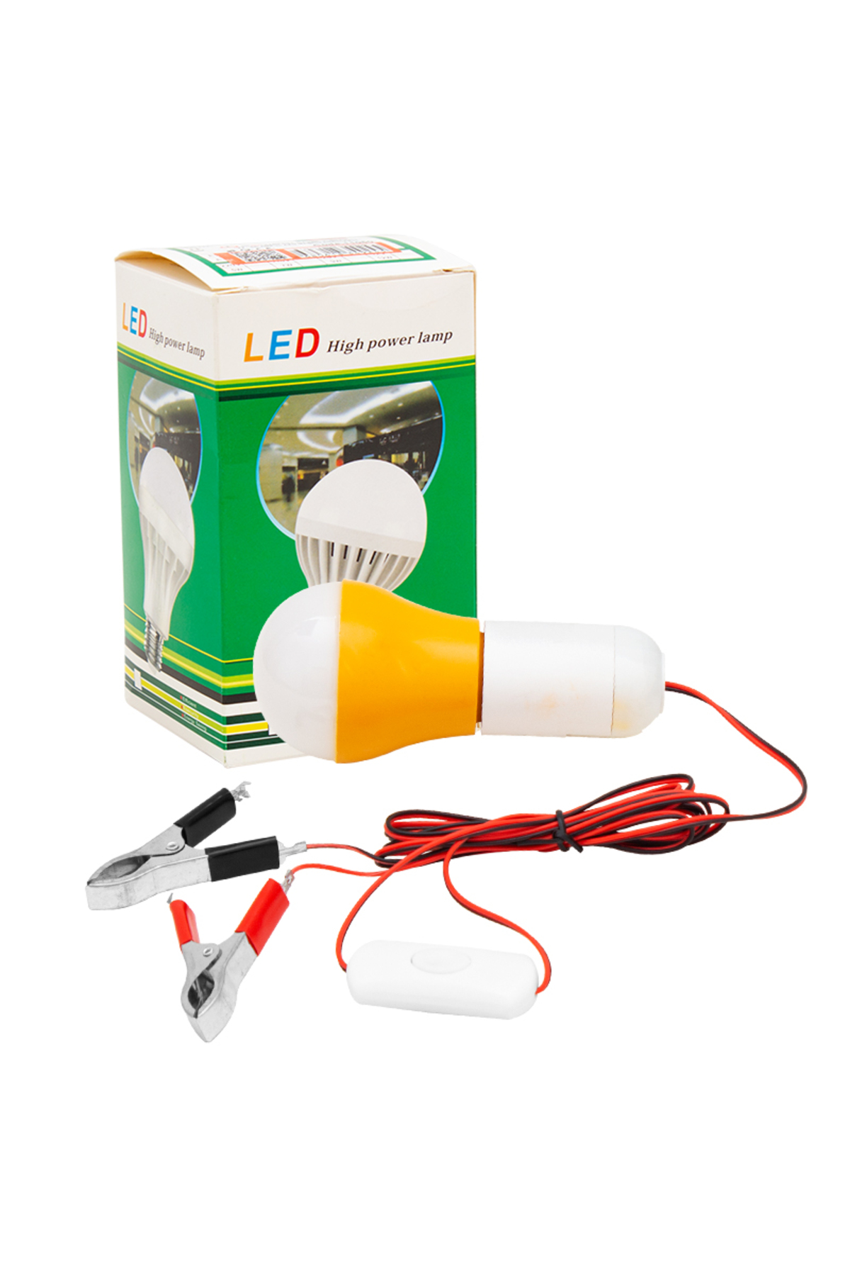 MERLED 12V LED AMPUL AKÜ MAŞALI ANAHTARLI (11050=33698) (4832)