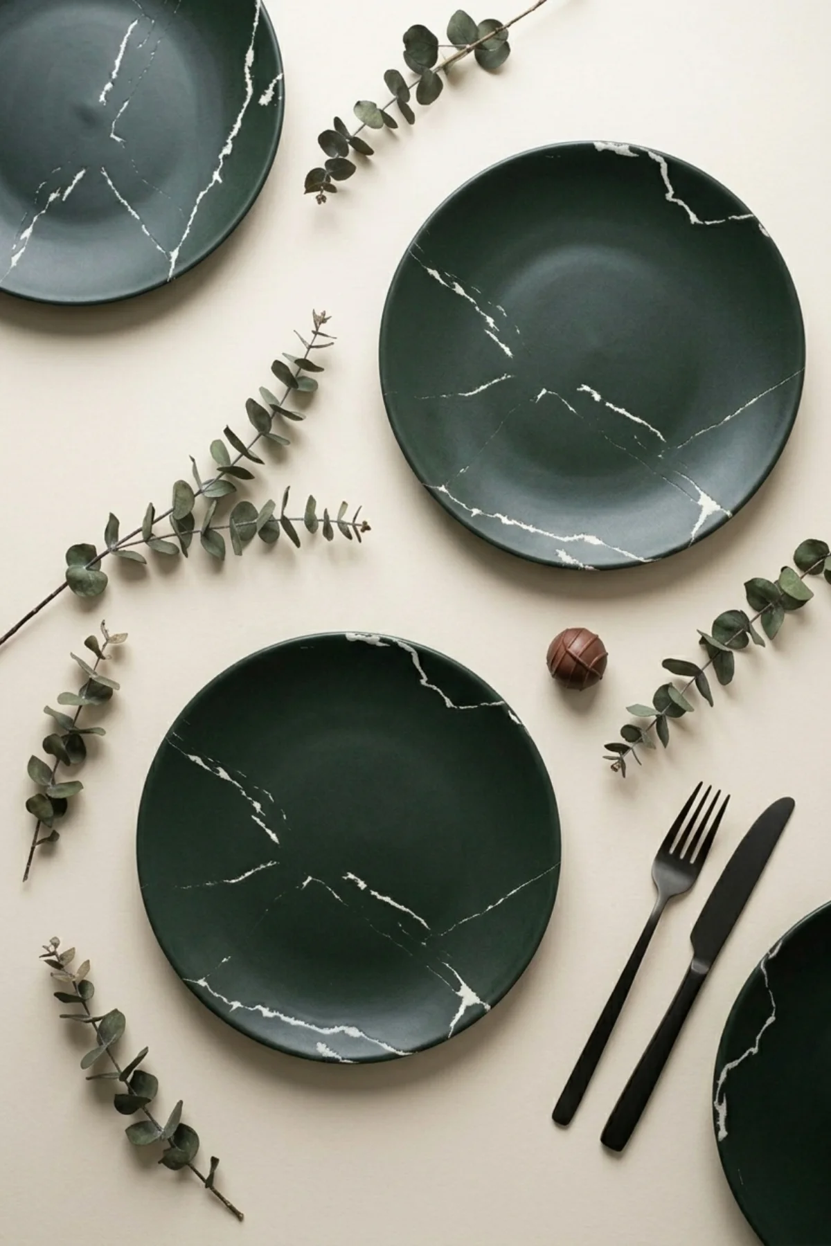 Mermer Desen Ege Pasta Tabağı 20 Cm 4 Parça 17990 Mermer Desen Ege Pasta Tabağı 20 Cm 4 Parça 17990