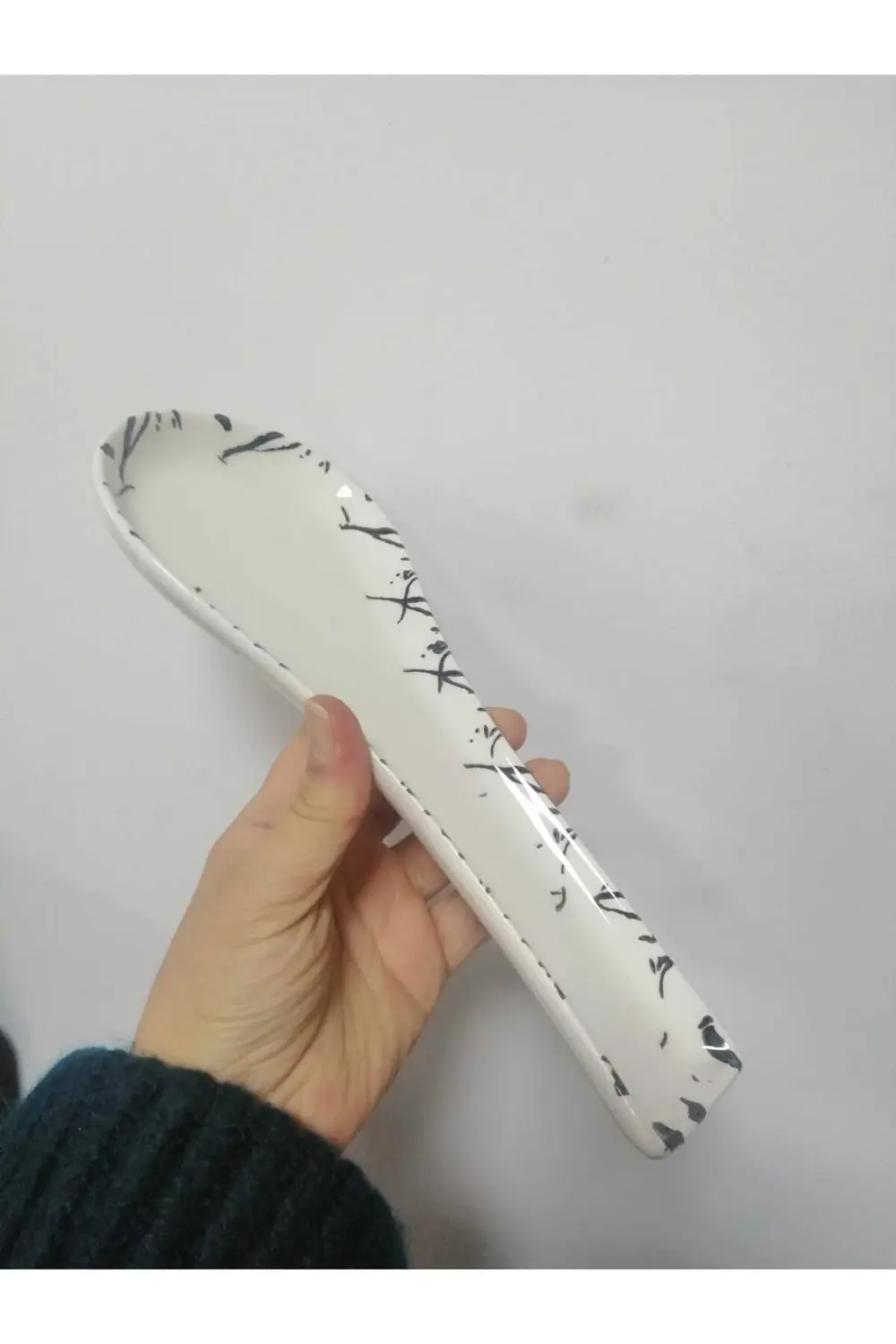 Mermer Desen Seramik Kepçe Altlığı