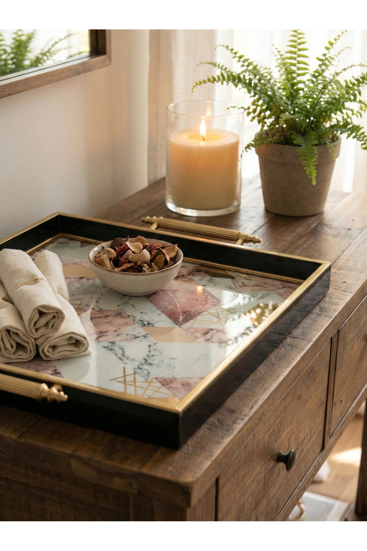 Mermer Desenli Dekoratif Sunum Tepsisi Gold Detaylı - 42x27 cm Modern Sunumluk Mermer Desenli Dekoratif Sunum Tepsisi Gold Detaylı - 42x27 cm Modern Sunumluk Fiyatı, Yorumları ve Özellikleri