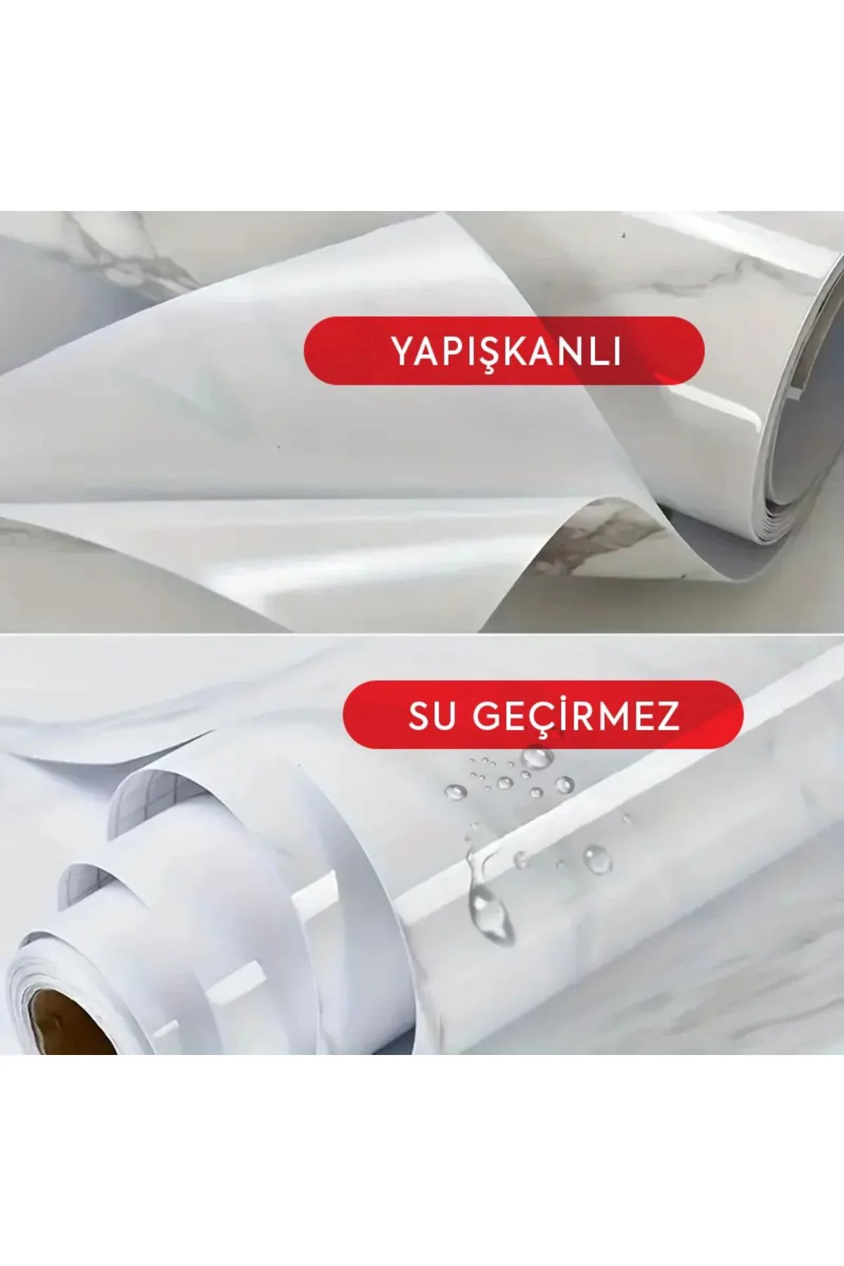 Mermer Desenli Kaplama Kağıdı 5 Metre