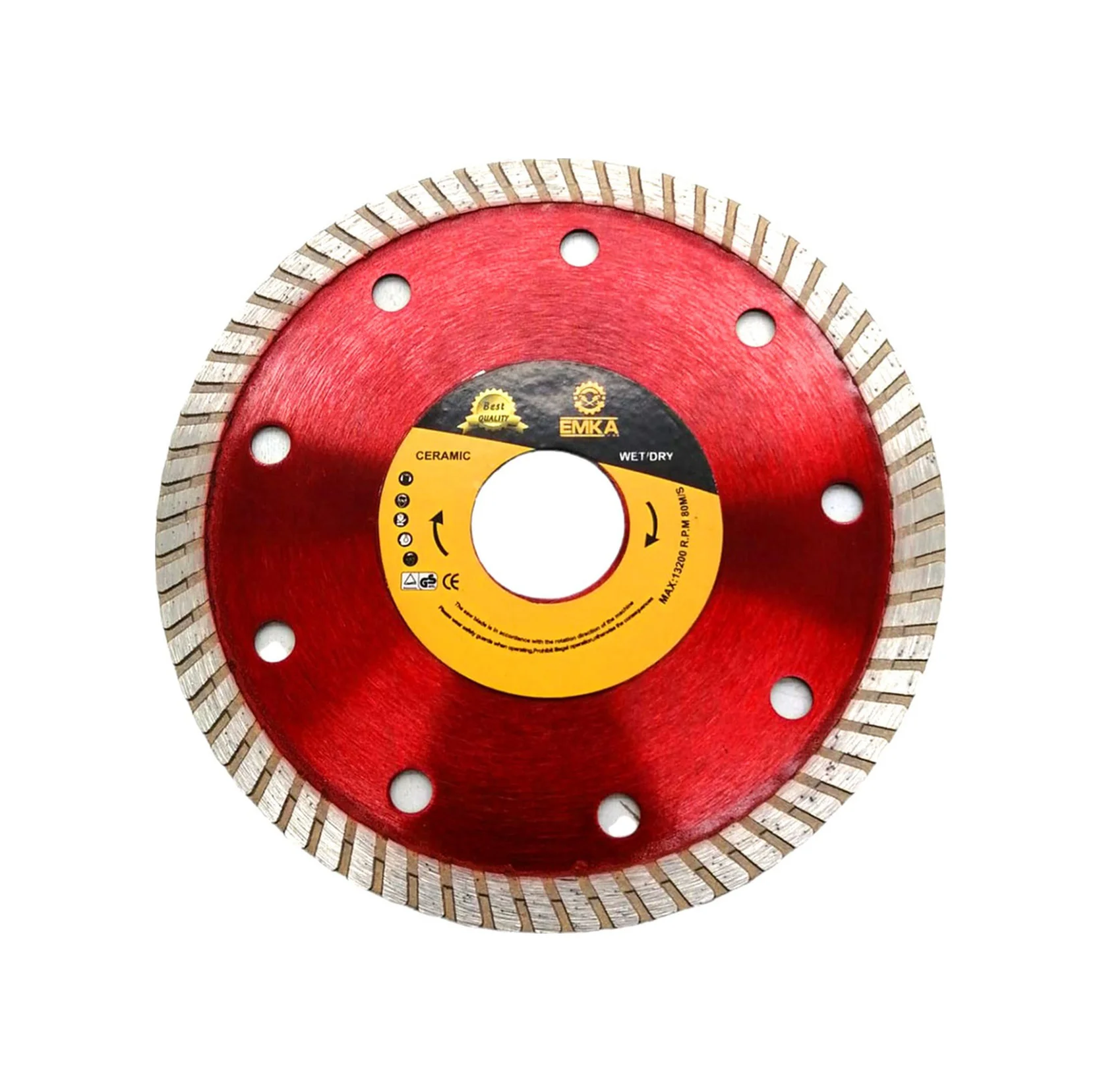 Mermer Granit Seramik İnce Hassas Turbo Kesici Disk 115x22.2-3mm