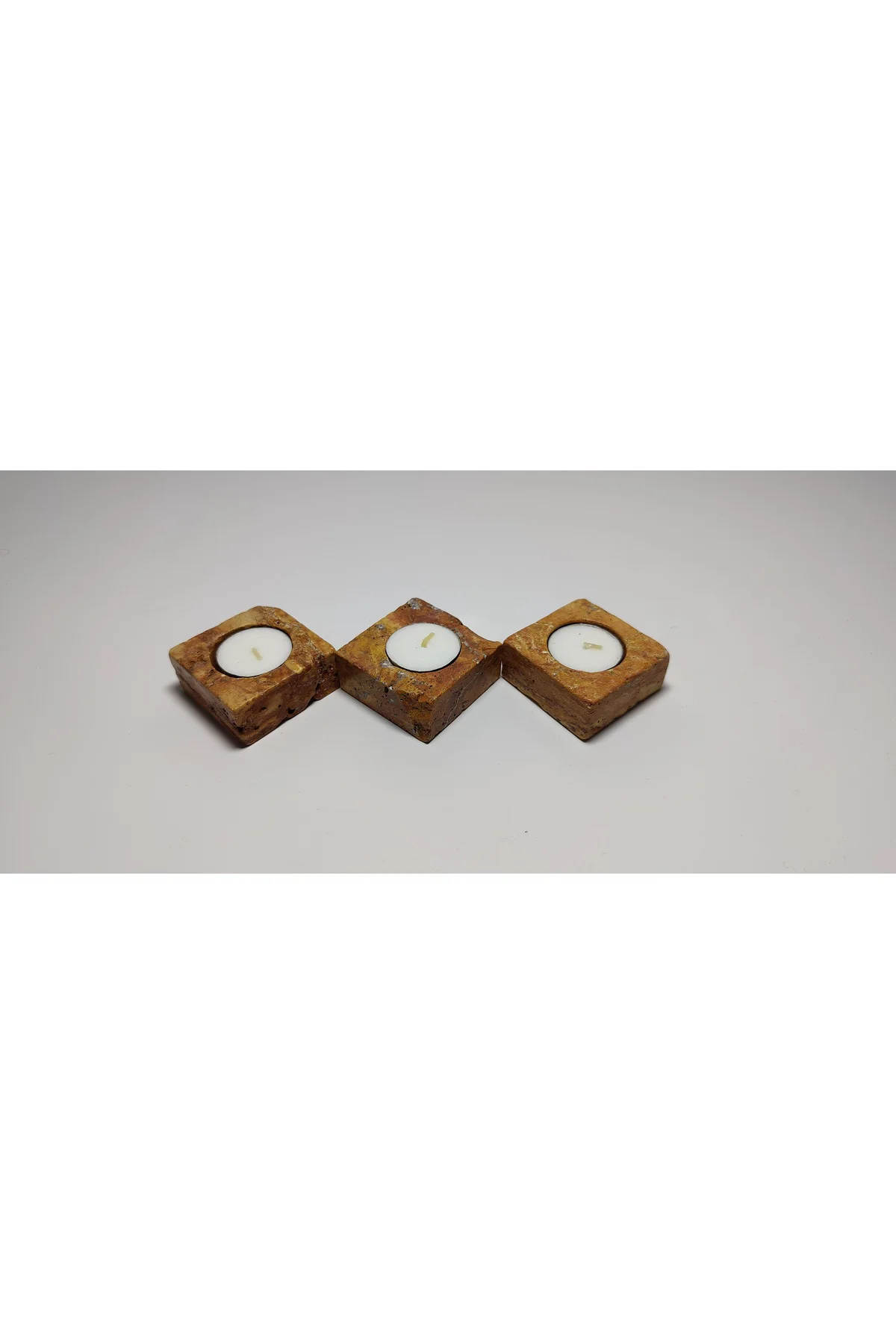 Mermer Mumluk Tealight Traverten Doğaltaş Fiyatı, Yorumları ve Özellikleri