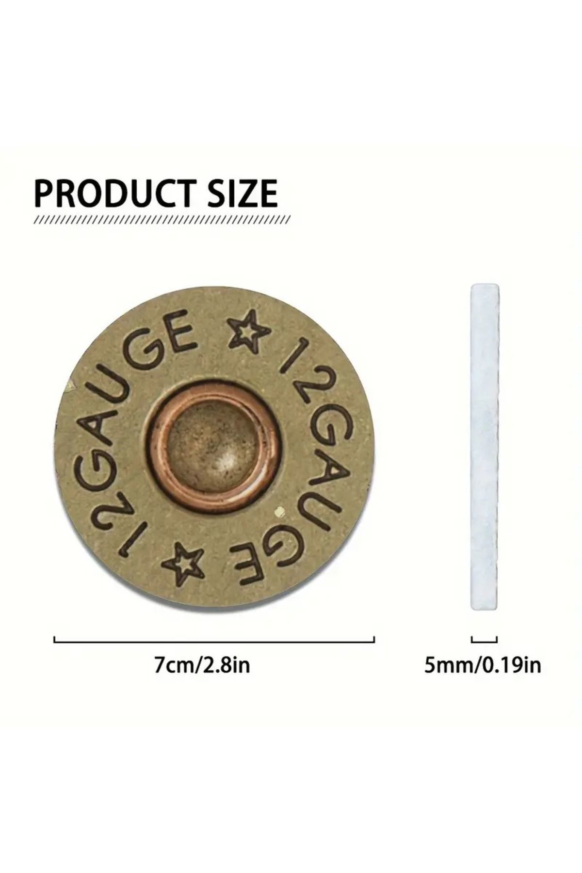 Mermi Tasarımlı Araba Bardak Altlığı & Kaymaz Mat 2 li