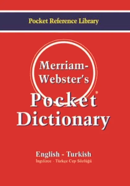 Merriam Webster's Pocket Dictionary  English - Turkish İngilizce-