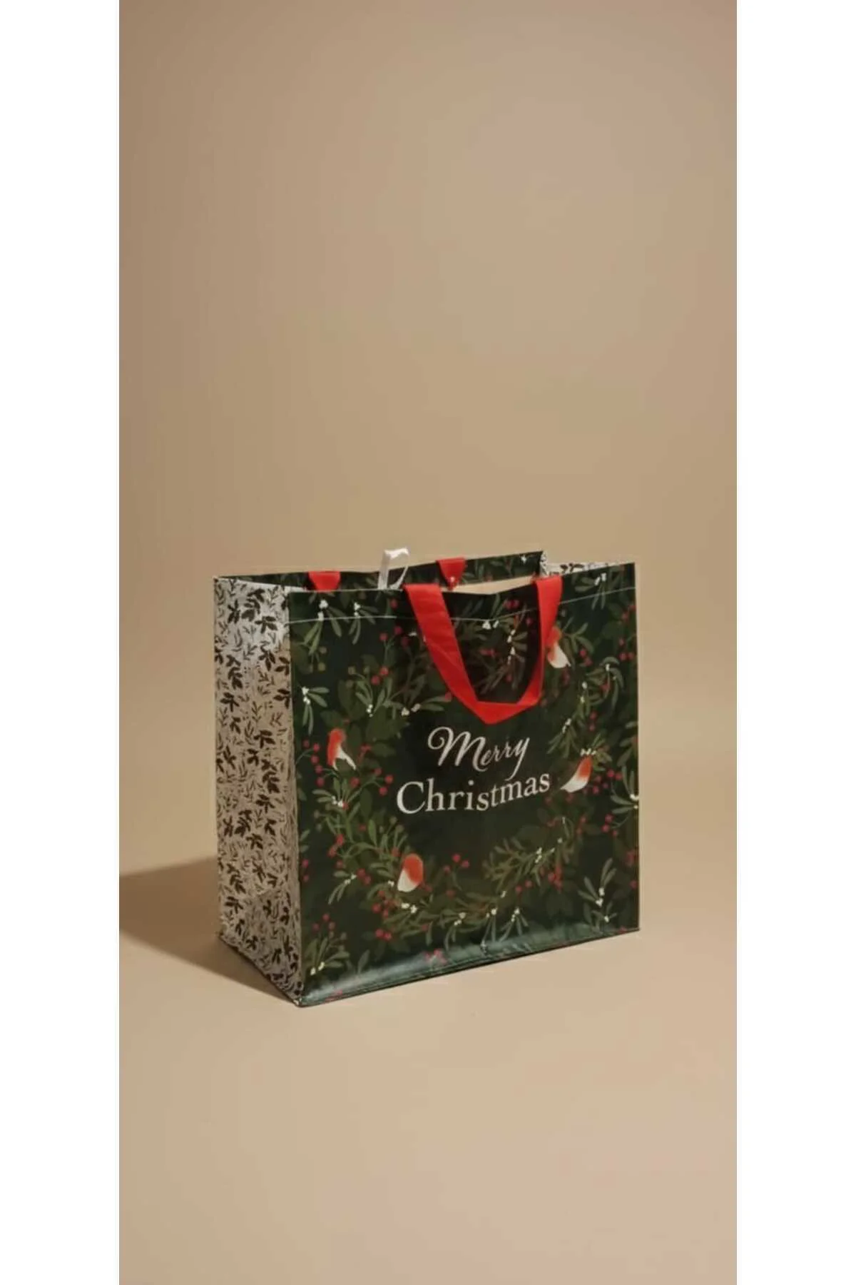 Merry Christmas Temalı Alışveriş Çantası