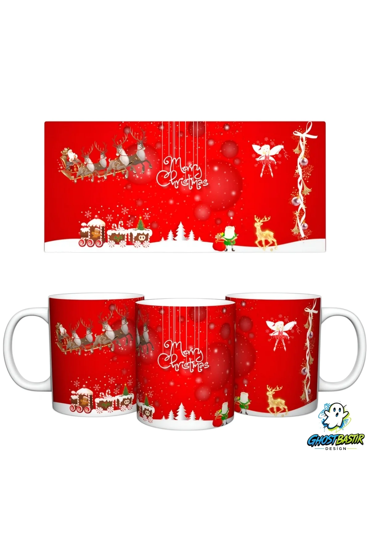 Merry Christmast | Yılbaşı Kupa Bardak | Tek Adet K0607