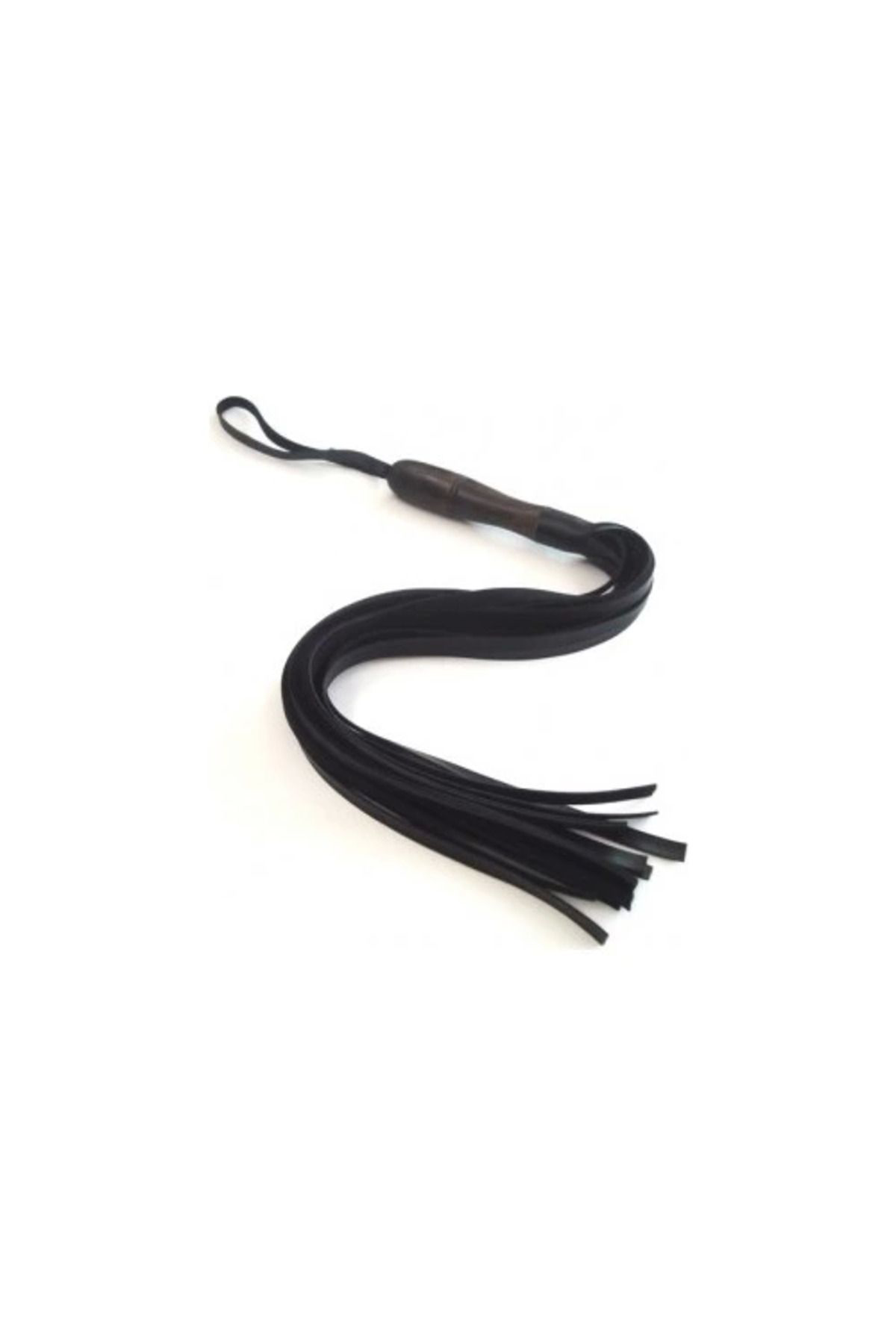 Yusuftex Merry See Fantazi Siyah Deri Kırbaç