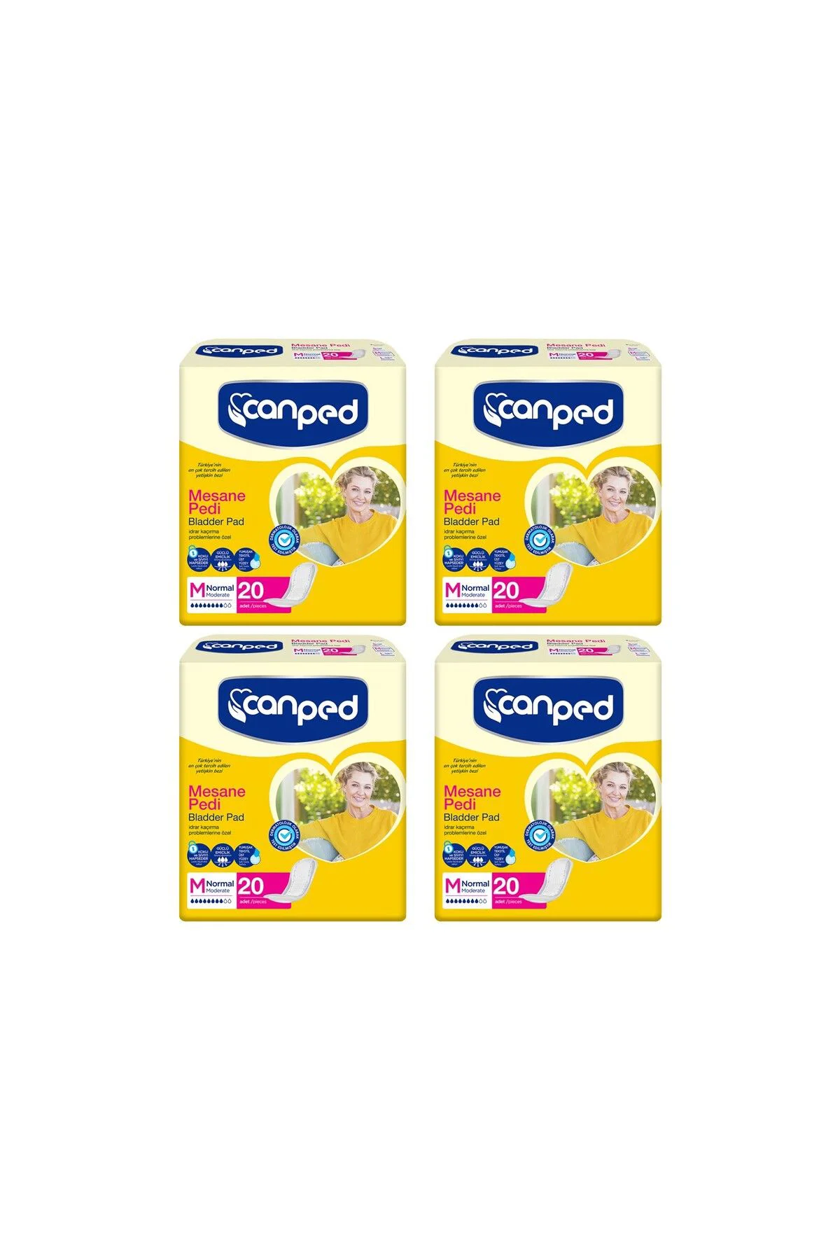 Mesane Pedi M (Normal) 80 Adet (4 Paket X 20Adet)