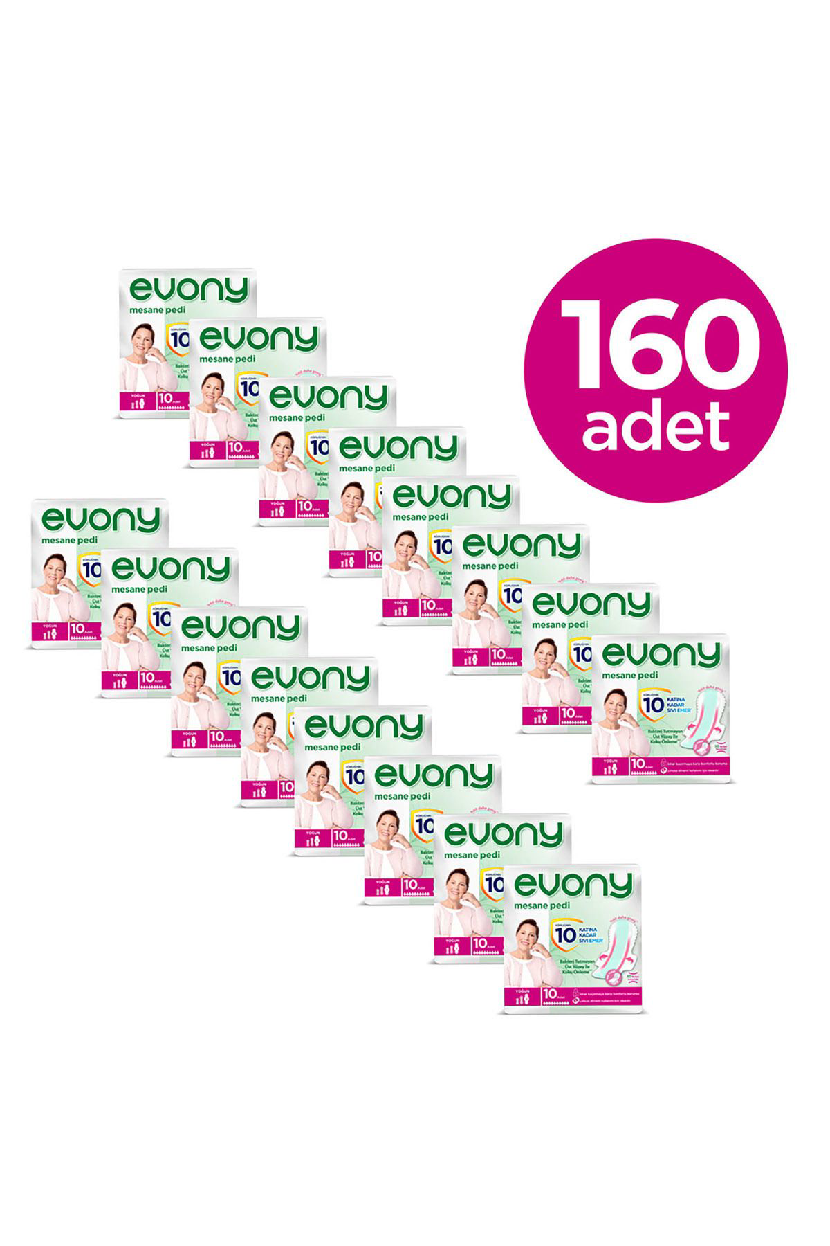 Evony Mesane Pedi Yogun 350Mm 160 Adet