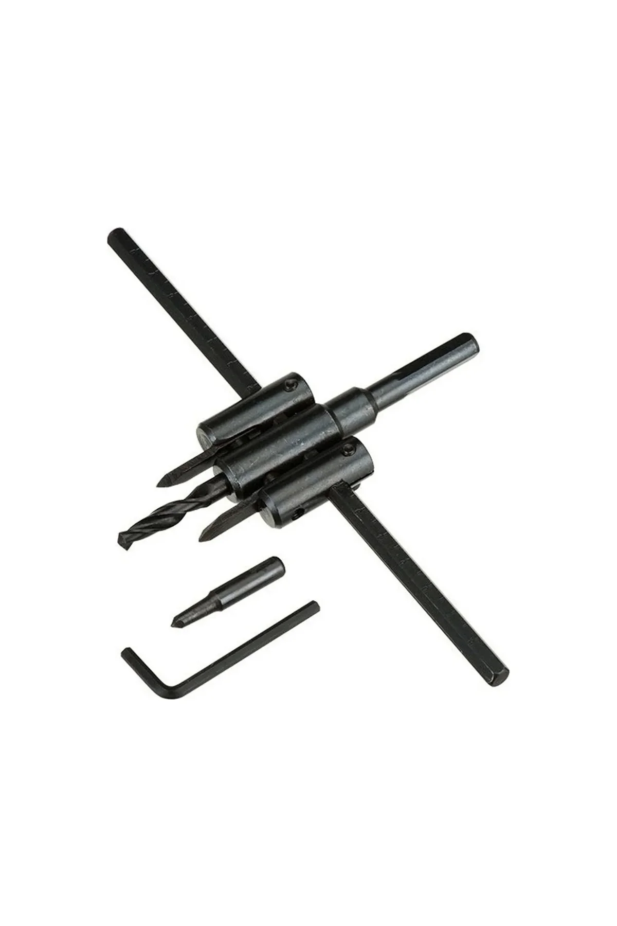 Meşem Matkap Ayarlı Panç Delme Seti 300 Mm