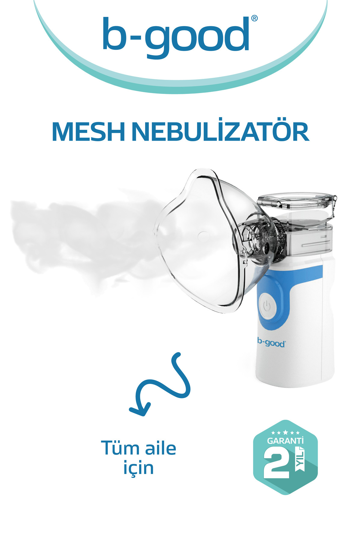 Mesh Taşınabilir Nebulizatör Cihazı