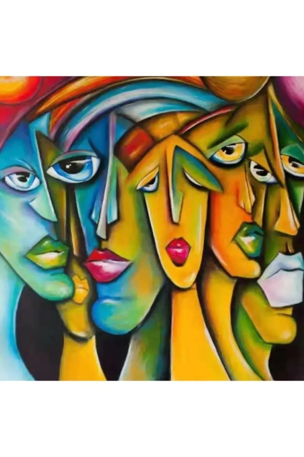 Meşhur Insanlar Sayılarla Boyama Seti Çerçeveli Kasnaklı (KY 195)