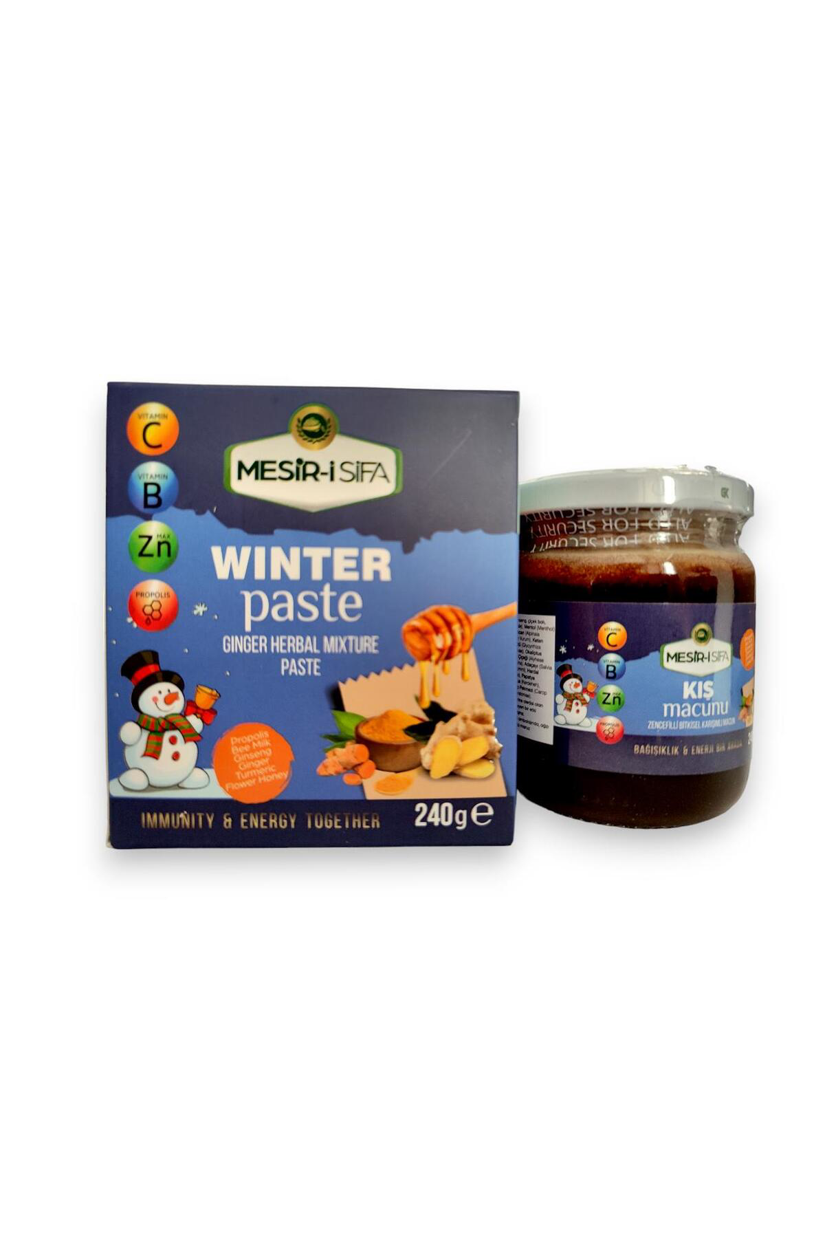 Mesiri Şifa Zencefilli Bitkisel Karışımlı Kış Macun 240 gr