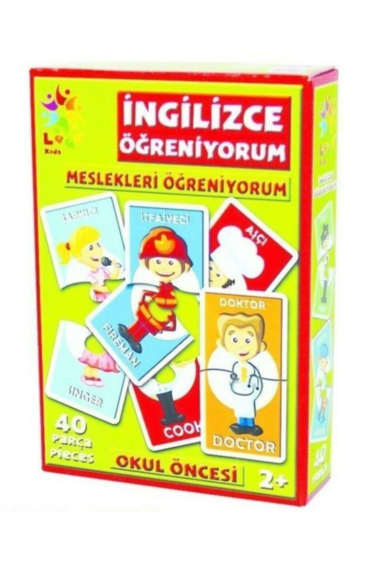 Just Cheap Store Meslekleri Öğreniyorum Eğitici Kartlar Lcegt005