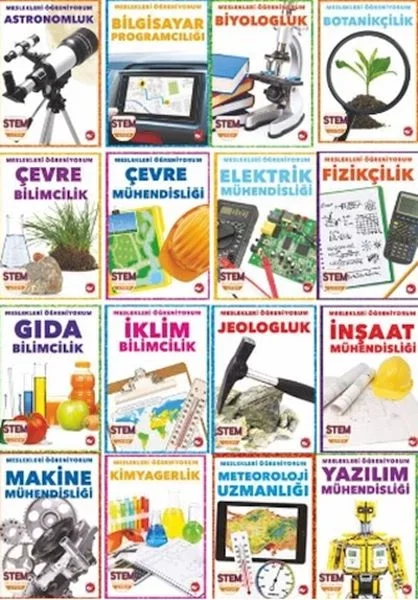 Meslekleri Öğreniyorum Set - 16 Kitap Fiyatı, Yorumları ve Özellikleri