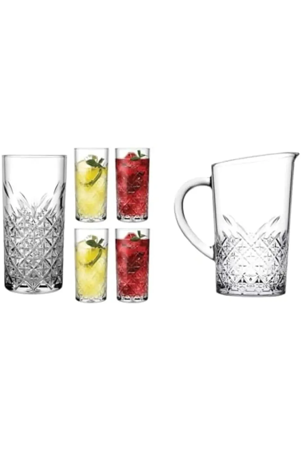 Meşrubat Bardağı, 4'lü, NoColor ve Sürahi, 1440 cc 1178227