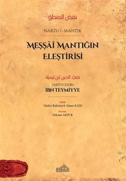 Meşşai Mantığın Eleştirisi Fiyatı, Yorumları ve Özellikleri
