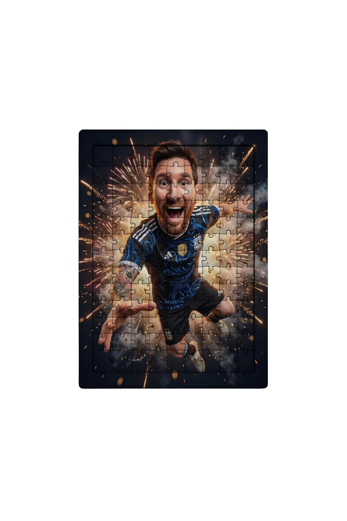 Messi 99 Parça Ayaklı Puzzle – Dekoratif Çocuk Yapbozu 087