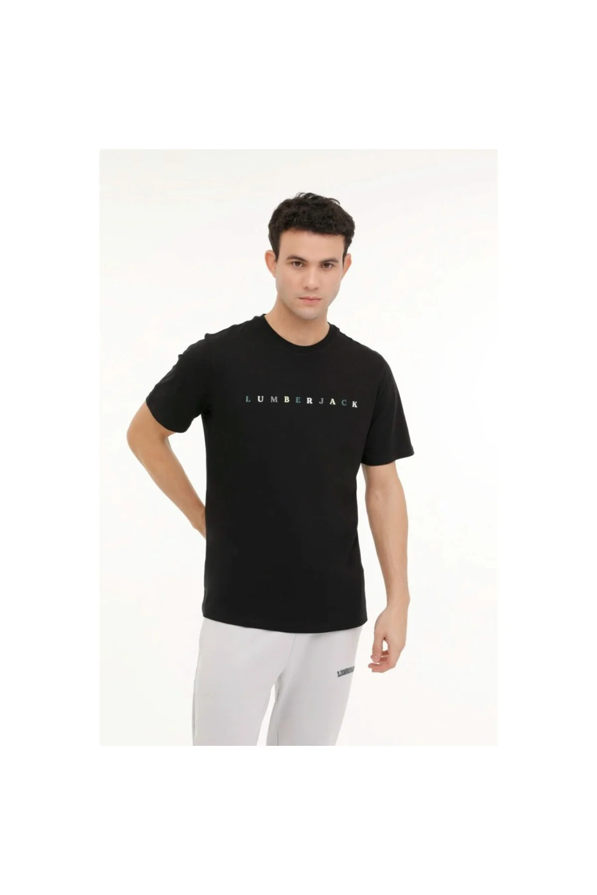 Mesus Erkek Ekru Yuvarlak Yaka Tişört