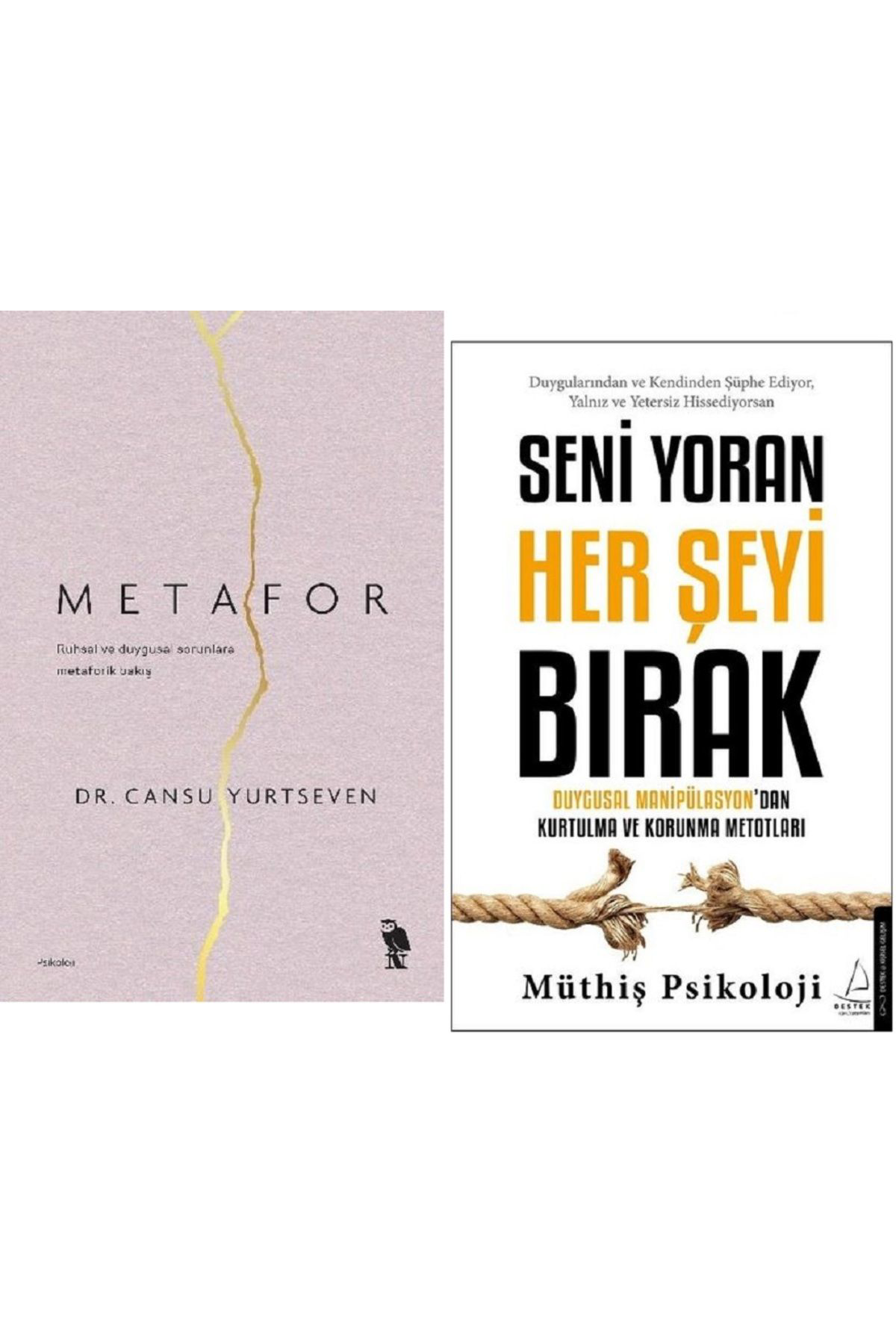 Nemesis Kitap Metafor + Seni Yoran Her Şeyi Birak / 2 Kitap Set