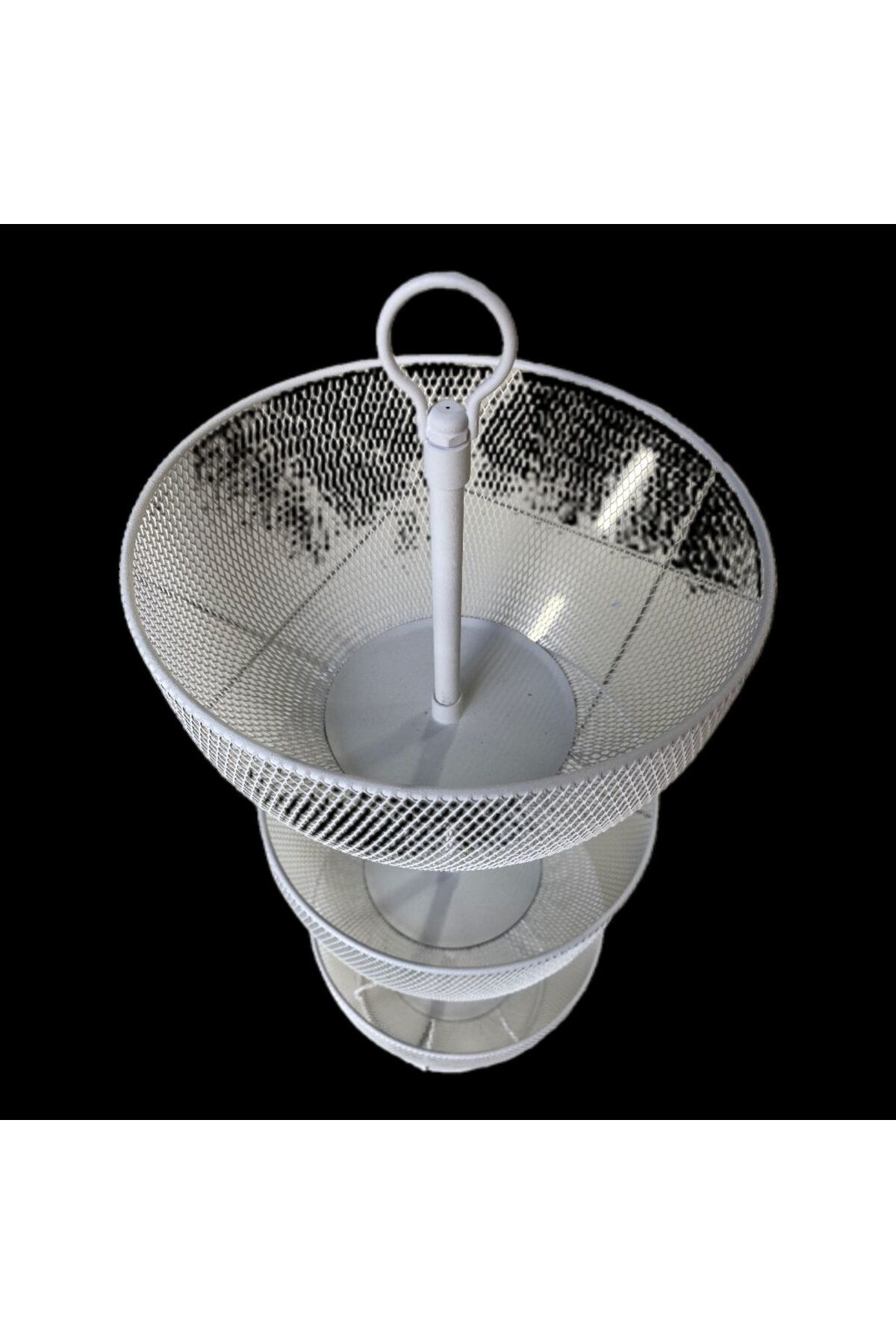 Elif Aksesuar Metal 3 Katlı Sebze Ve Meyvelik