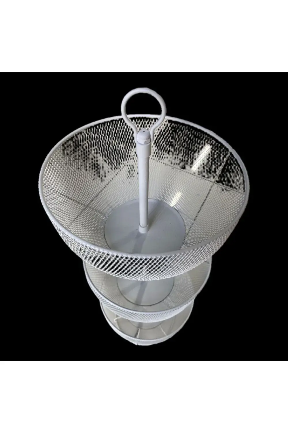 Metal 3 Katlı Sebze Ve Meyvelik