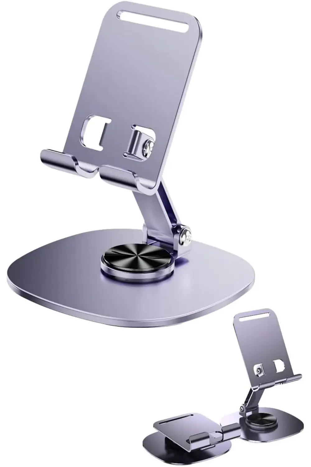 Metal 360 Derece Dönebilen Yk Masa Üstü Telefon Tutucu, Yüksekliğ