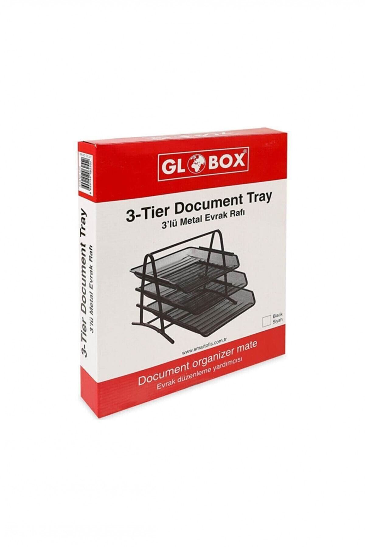 Globox Metal 3'Lü Evrak Rafi /6255 6597Seri