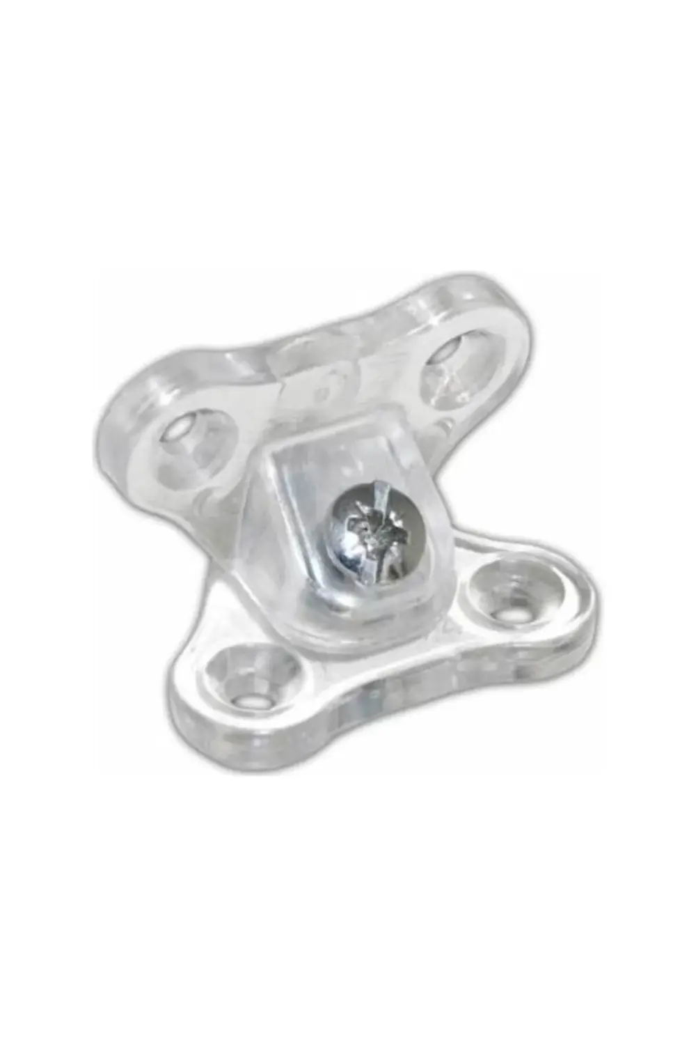 Metal Açılı Çektirme Şeffaf Kelebek Bağlantı 10'lu