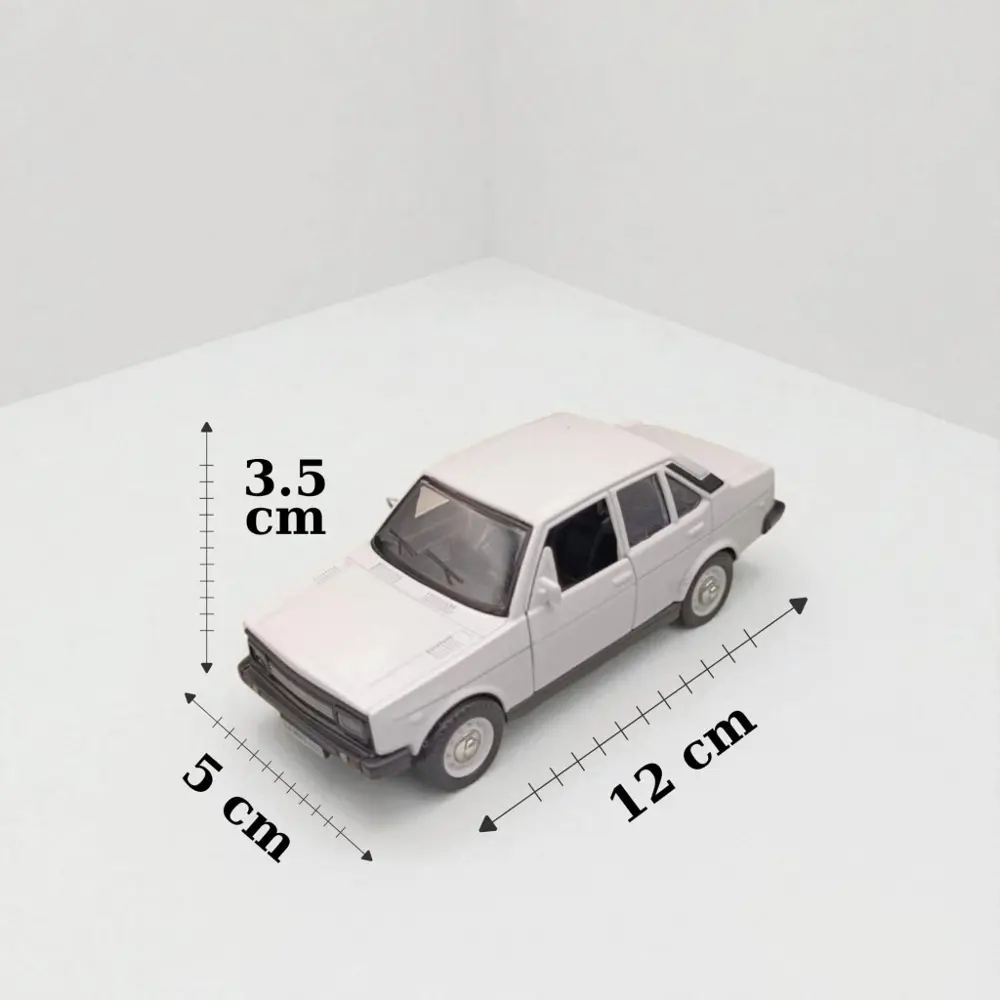 Metal Araba Çek Bırak Murat 131 Beyaz Sesli ve Işıklı ( 1/36 Ölçe