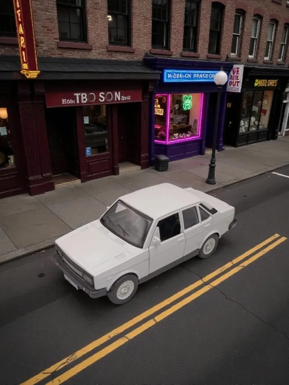 Metal Araba Çek Bırak Murat 131 Beyaz Sesli ve Işıklı ( 1/36 Ölçe