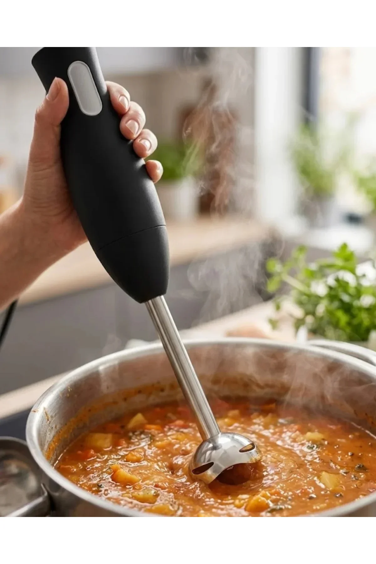 Metal Ayaklı El Blenderı Ergonomik Tasarım Güvenli Kullanım Metal Ayaklı El Blenderı Ergonomik Tasarım Güvenli Kullanım