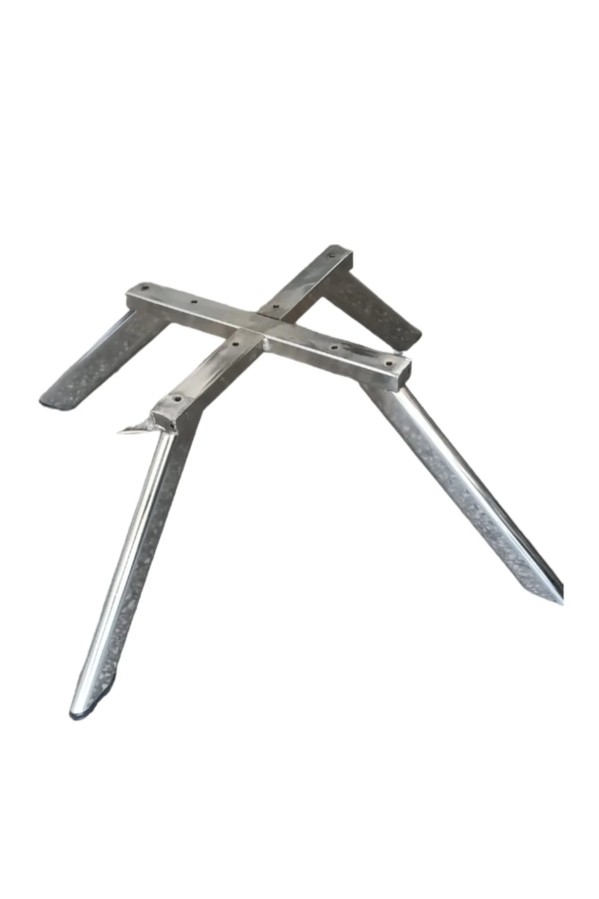 Metal Berjer Ayağı Ahtapot Model 22 Cm Krom 1 Adet