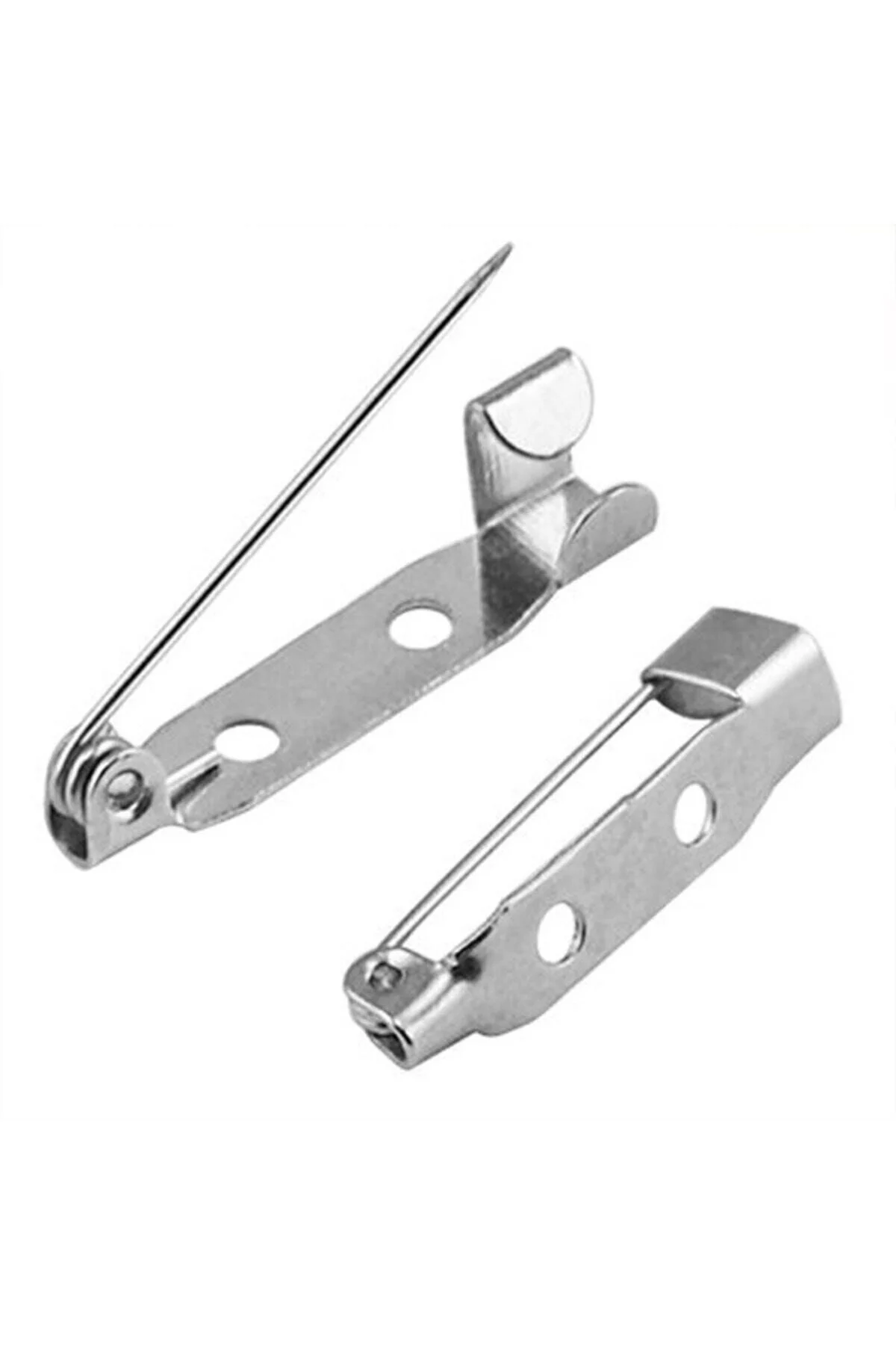 Metal Broş İğnesi (2 cm) Yaka İğnesi Alt Aparat 100lü