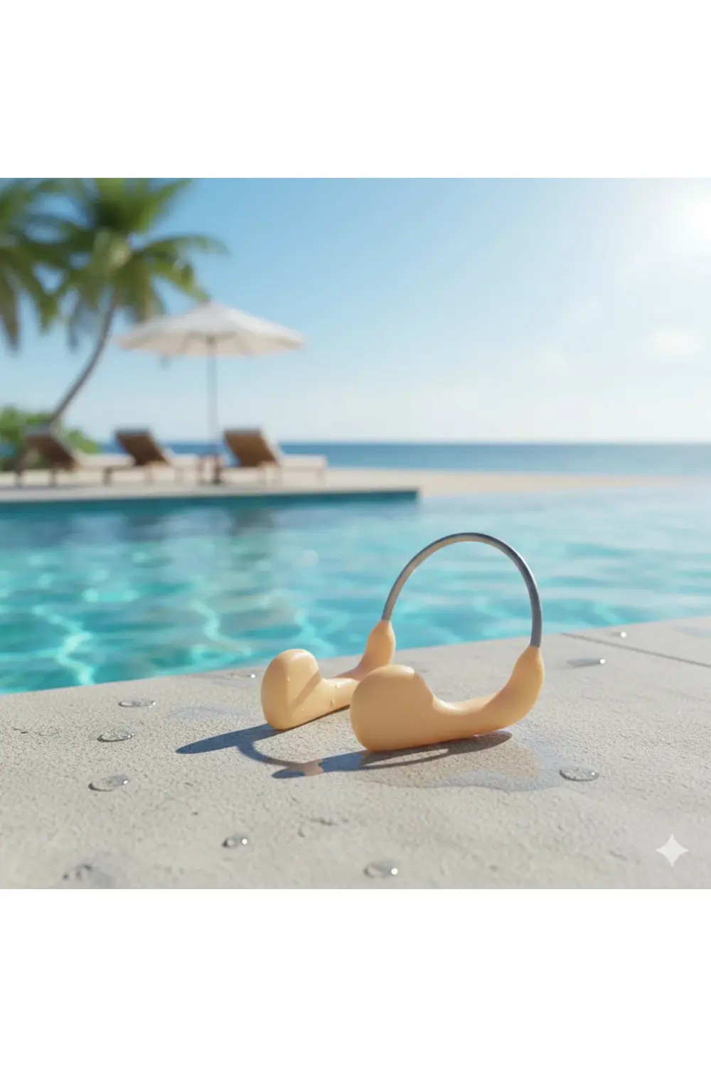 Metal Burun Tıkacı - Yüzücü Burun Tıkacı - Burun Bandı - Burun Tı