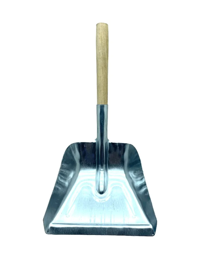 Metal Büyük - Geniş Galvaniz Faraş Kürek Ahşap Saplı 5224