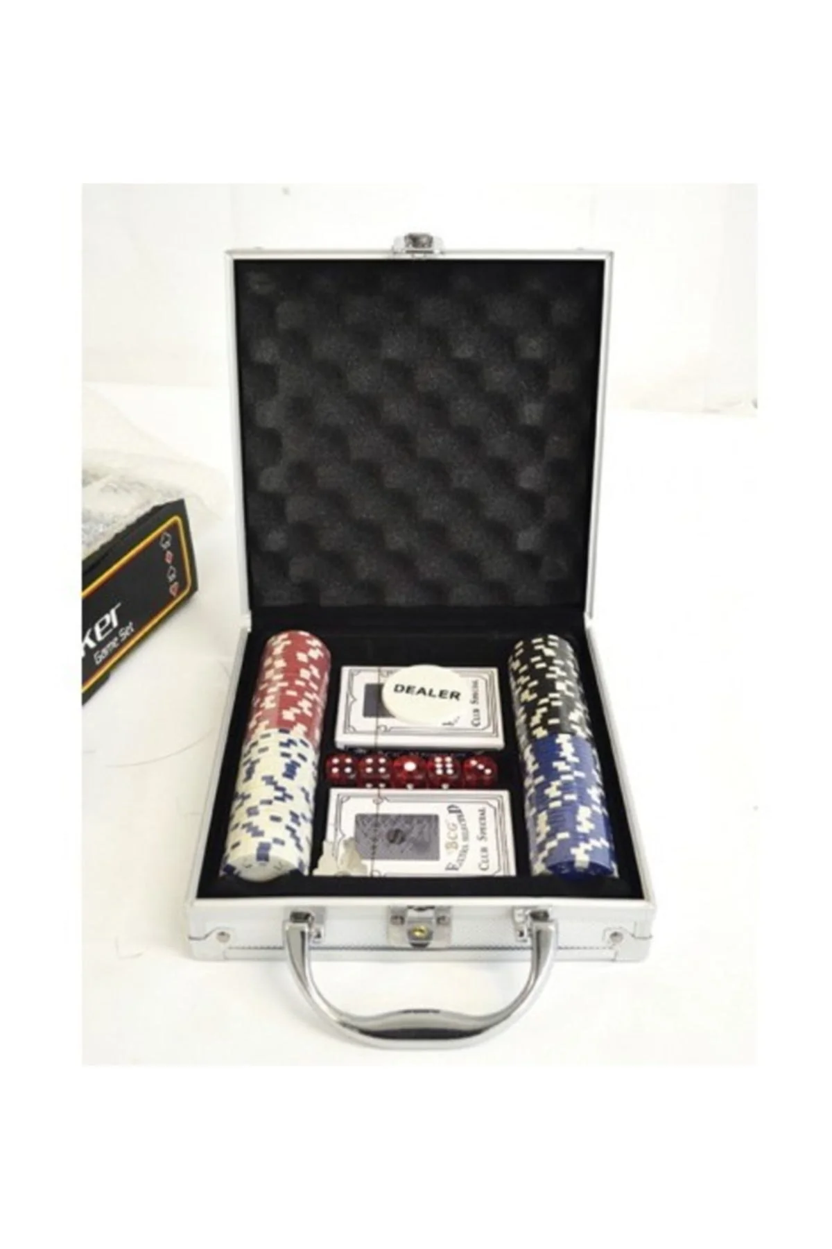 Metal çantalı poker seti 2 kişilik 10 yaş ve üzeri kutu oyunu - Anne &amp; Bebek &amp; Çocuk