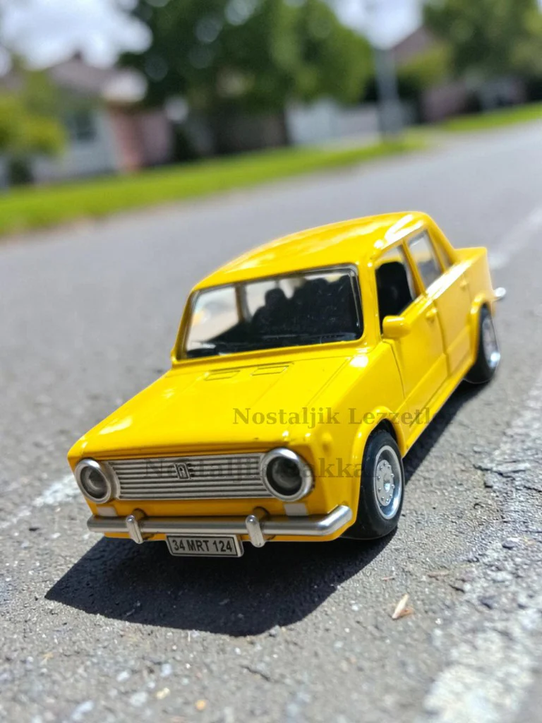 Metal Çek Bırak Murat 124 Araba Siyah Sesli ve Işıklı ( 1/36 Ölçek )