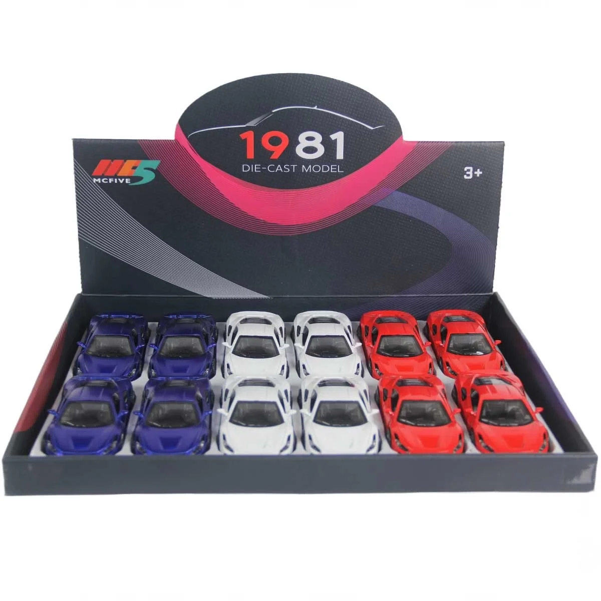 Metal Çek Bırak Spor Araba 6636-68 - 1 Adet Stokta Olan Gönderilir