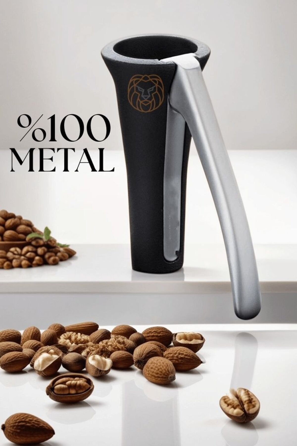 Metal Ceviz Fındık Badem Kırıcı Sıkacağı Tirabassi Design