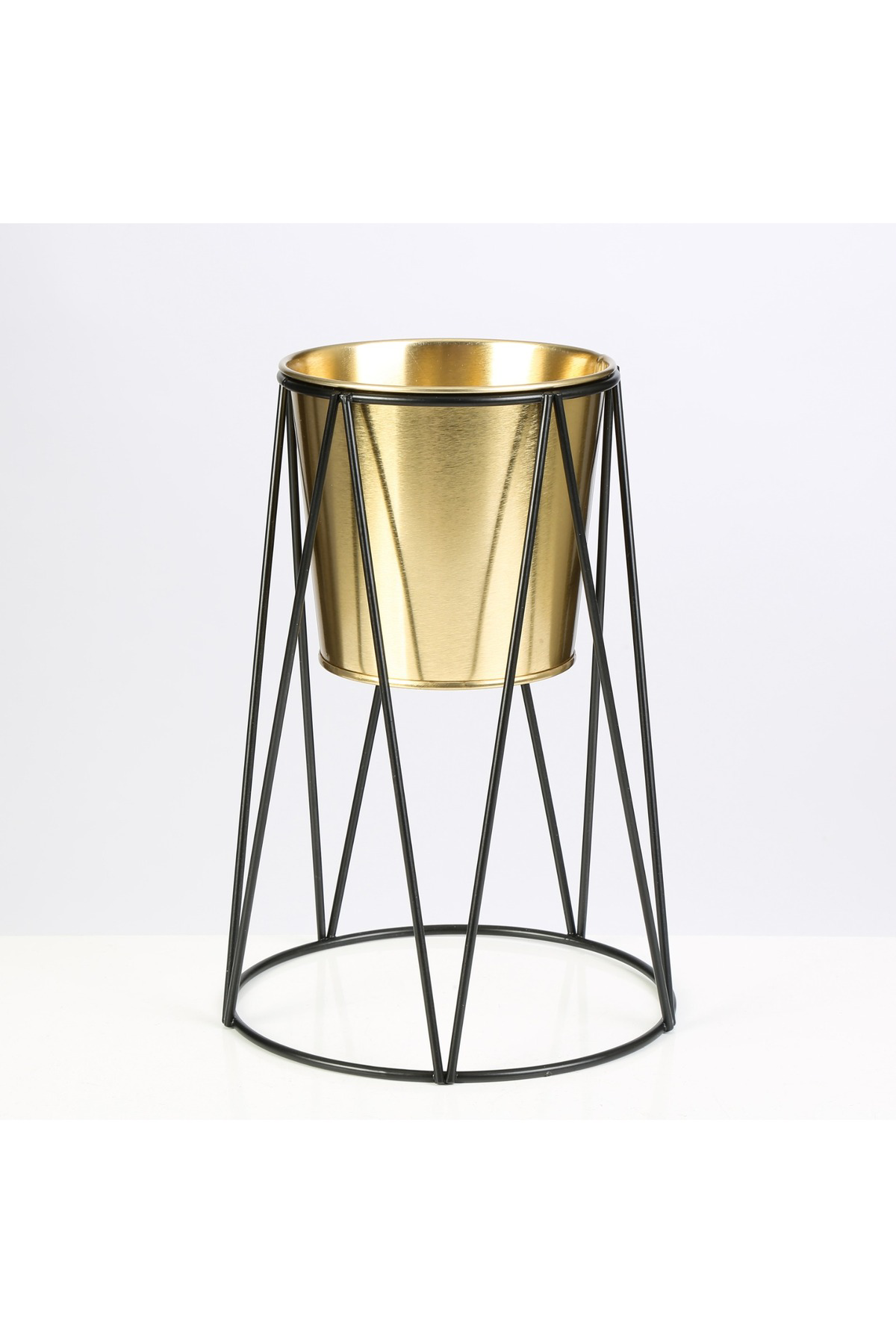 Vitale Metal Çiçek Saksısı 2 16*16*22 Cm