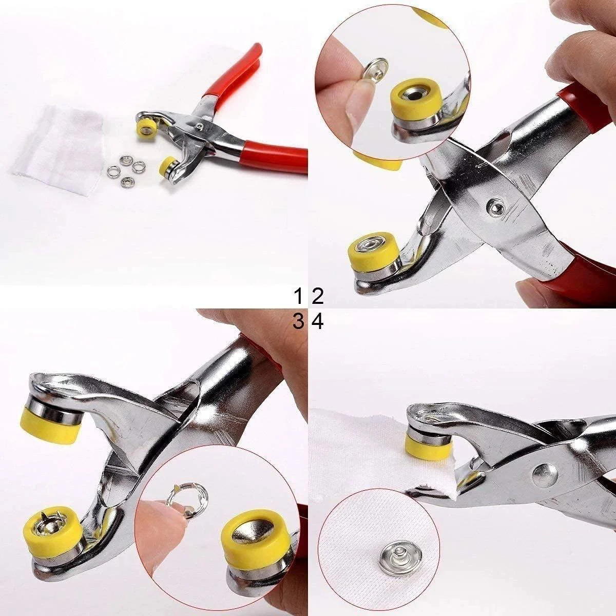 Metal Çıtçıtlı Düğme Pensesi Ve Düğmesi (25 Set) - 11mm Çıtçıt Düğme Seti Fiyatı, Yorumları ve Özellikleri