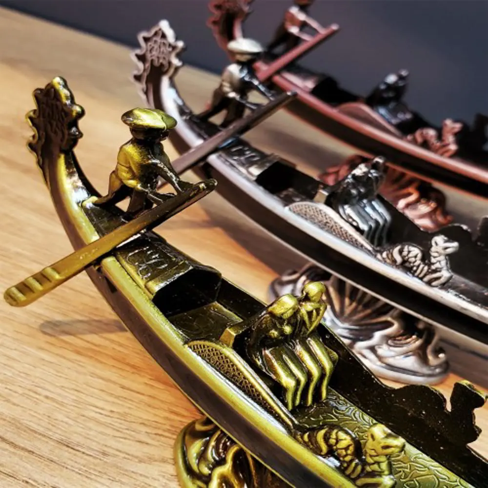 Metal Dekoratif Venedik Kayık