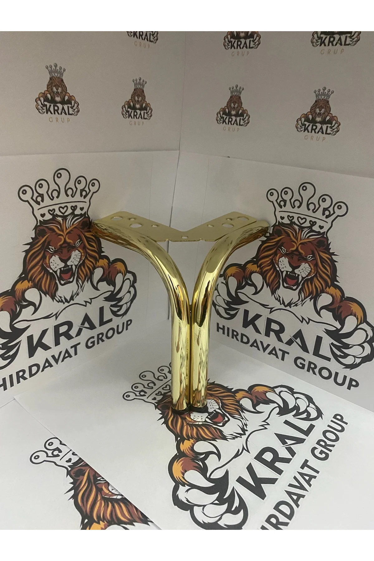 Metal, Demir, Gold Mobilya Ayağı, 15cm Boru V Çok Amaçlı Koltuk, 