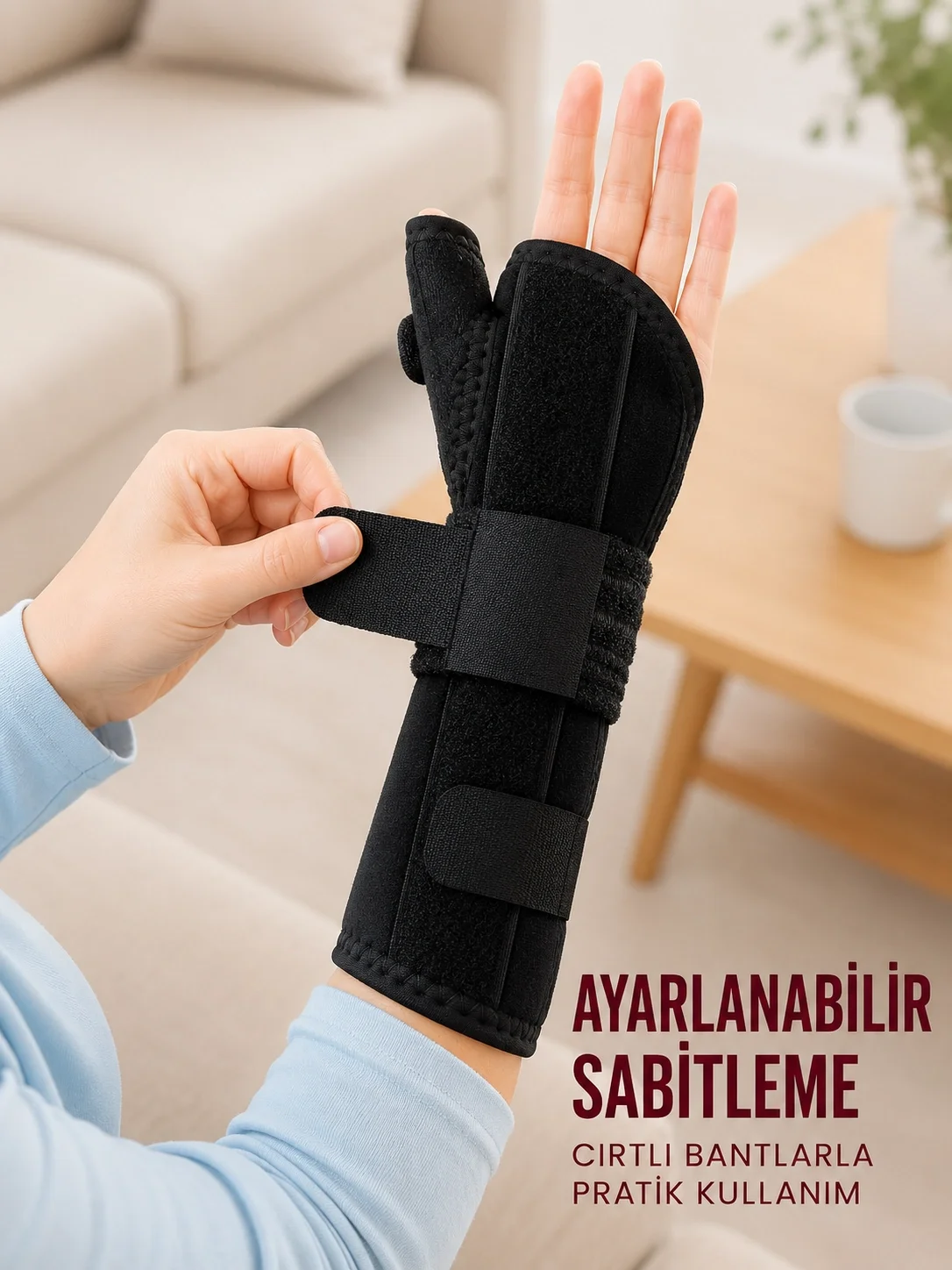 Metal Destekli El Bilekliği Başparmak Destekli Uzun Bilek Ateli Standart Beden Fiyatı, Yorumları ve Özellikleri