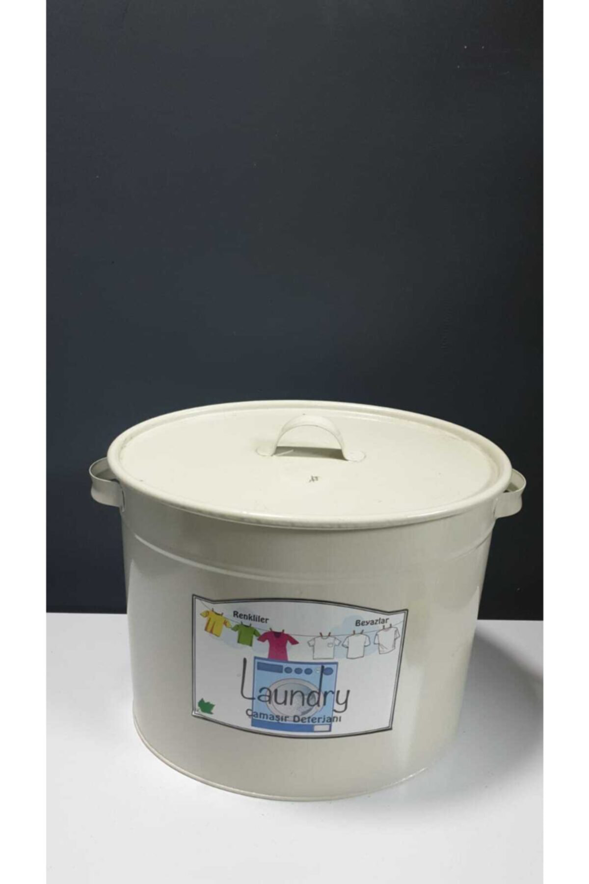 Elif Aksesuar Metal Deterjan Kutusu